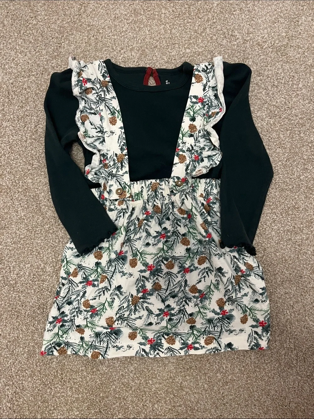 Burt's Bees Holiday Jumper with Hunter Onesie